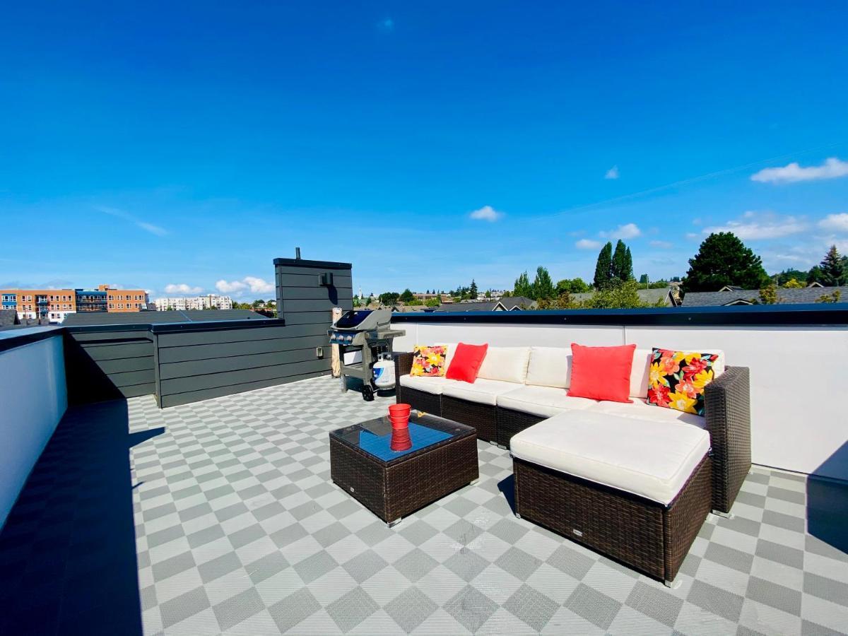 Modern Ballard Townhouse - 92 Walkscore & Rooftop! Seattle Extérieur photo